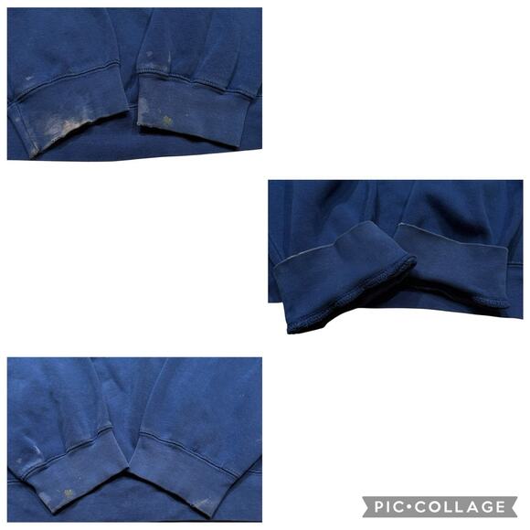 Vintage Duke Blue Devils Royal Embroidered College XL/XXL Crewneck Sweatshirt - Picture 6 of 6